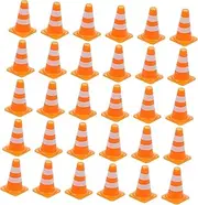 SOPOTUTU Educational Traffic Cognitive Toys Miniature Road Signs Cones Barricades for Boys and Girls