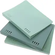 DIYEAH 3Pcs Refillable Binder Cover Multi Use Notebook Shells Gradient Cute Binders for School Aesthetic Protects Notebooks from Dirt and Damage