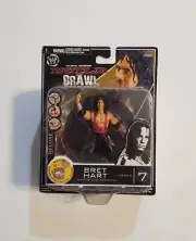 WWE 2007 Build N' Brawl Series 7 Bret Hart Wrestling Figure
