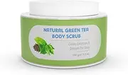 The Moms Co. Natural Green Tea Body Scrub I Gentle Exfoliation & Detox l With Apricot seed, Black Sand and Vitamin C (100 gm)