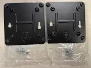 Lot of 2 Intel NUC VESA Mount Bracket Plate w/Screws 75x75mm / 100x100mm