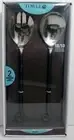 Towle Living 5194056 2-Piece Rustica Salad Serving Set, Silver