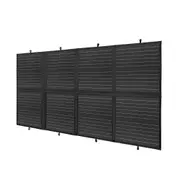 MOBI 12V 350W Folding Solar Panel Blanket Mono Completed Kit With Dual USB