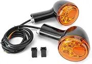 Compatible With Harley Sportster XL883 XL1200 Motorcycle Turn Signals LED Turn Signal Lights Mini Blinker Day Running Brake Turn Light Lamp(4)