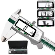150mm Stainless Steel LCD Screen Display Digital Caliper 6 In Fraction/MM/Inch