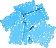 KOMBIUDA Elegant Poker Chips Set 10 Plastic Gambling Chips Smooth Edges No-Value Mahjong Game Coins Kit
