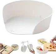Food Prep Bowls for Cutting Board, Cutting Board Prep Bowls, Convenient CuttingBoard PrepBowls for Under Chopping Boards, Easy to Clean, for Home Kitchen (1PC)