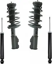 TRQ 4 Piece Front & Rear Strut & Spring Shock Absorber Kit Set for 2010-2015 Buick LaCrosse FWD with RPO Code GNA