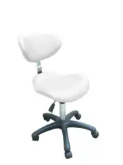 Office Chair with Back Rest Adjustable - White