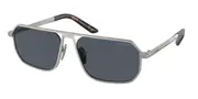 Prada PR A53S 7CQ09T Men's Sunglasses Gunmetal Size 59