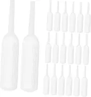 WEKADRIN Mini Plastic Dropper Pipettes Set 50pcs Perfume Dropper for Cosmetics Accurate Liquid Transfer Plastic Transfer Pipettes Clean Construction