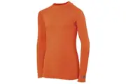 Rhino Childrens Boys Long Sleeve Thermal Underwear Base Layer Vest Top (Orange) - UTRW1282