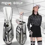 【MEGA GOLF】RAINBOW ANGEL愛心鑽石珠光女用球袋贈溫暖愛心毛球吊飾-F8621 星空銀鑽