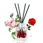 Reed Diffuser SetRose Scent Oil with Stick for Bedroom Office Gym and Stress ...
