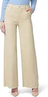 [HUE] Women's Denim Cropped Flare Skimmer