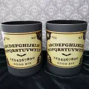 Halloween Mystical OUIJA BOARD Candle Holders Votives Set of 2 NWT