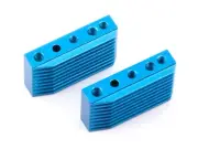 Team Associated Factory Team Aluminum Engine Mounts Pull Start Blue ASC1708