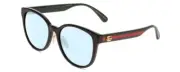 GUCCI GG0854SK Lady Cateye Blue Light Filter Glasses Black Red Stripe Green 56mm