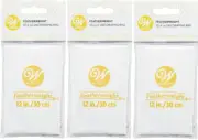 WILTON Premium 3 FEATHERWEIGHT 12" DECORATING BAGS - New! Cheapest Price on eBay