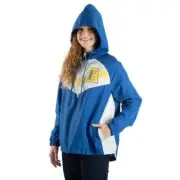 Harry Potter Riverdale Varsity Style Hooded Blue Windbreaker Jacket sz XXL