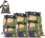 [ノーブランド品] Waterproof Dry Bag, Lightweight Waterproof Dry Bag with Camouflage Pattern, Quick Access for Backpacking Hiking