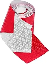 ABOOFAN 1 Roll Reflective Safety Tape for Outdoor Use High Visibility Warning Stickers for Driveway Markers and Trailer Reflectors Strong Adhesion and Versatile Design for Alerting