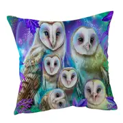 Animal Art Daydream Barn Owls Cushion Cover