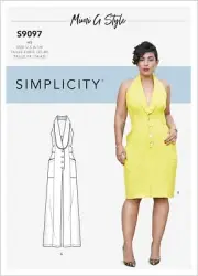 Misses Jumpsuit & Dress Simplicity Pattern R10504/ S9097 Sizes 16-24Mimi G Style