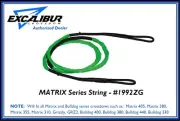 EXCALIBUR Matrix Series Zombie Green Crossbow String 1992ZG Authorized Dealer