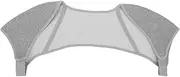 GARVALON Warm Shoulder Shawl Compression Shoulder Brace Cuff Supportive Lumbar Support Neck Pad Back Straightener Grey