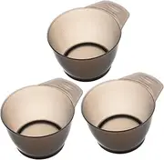 3pcs Hair Salon Dyeing and Perming Tools Bowls Hair Coloring Bowl Facial Mixing Bowl Hair Dye Kit Hair Dye Bowl Hair Styling Applicator Bowl Tinting Hair Styling Brush DIY Plastic