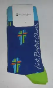 First Baptist Church FBC Keller Texas TX Logo Pair of Socks