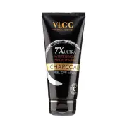 VLCC 7X Ultra Whitening & Brightening Charcoal Peel Off Mask - 100g free ship
