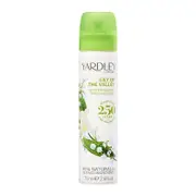 Yardley Lily Of The Valley Deodorising Body Spray Women 75ml