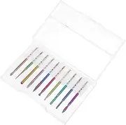 WRITWAA 1Set Nail Art Tools Kit Durable Manicure File Heads Special Grinding Tools for Nail Polishing Nail Cleaning Care for Beginners Professionals