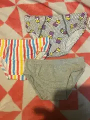COTTON ON KIDS THE SIMSPONS BART SIMPSON 3 PAIRS OF BRIEFS SZ 9-10 BNWT Acc146