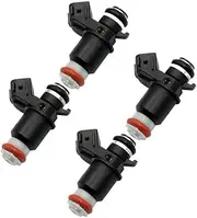 4Pcs Fuel Injector 15710-10G00 15710-14G00 Compatible with Suzuki GSX-R1000 GSXR1000 2003 2004 2005 2006 1571010G00 1571014G00 15710 10G00