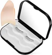 OSOLADY Empty Eyelashes Storage Box with Mirror Travel Friendly Fake Eyelash Organizer and Lash Clip Applicator Eyelash Case Holder for Essentials