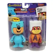 Funko Urban Vinyl Bobble Head Nodniks Huckleberry Hound & Atom Ant Hanna Barbera