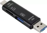 5 in 1 Micro SD Card Reader Adapter Type C Micro USB SD Memory Card Reader Compa