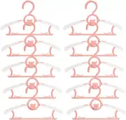 10-Pack Baby Coat Hangers Children Clothes Hangers Adjustable with Space Saving