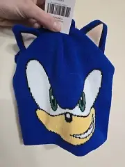 Youth Hat And Gloves Set Sonic The Hedge Hog Blue Or 1 Spiderman Set Red Blk New
