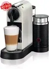 Nespresso Citiz Coffee Machine with Aeroccino3 Frother, White, Compact