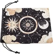 [CIYODO] Tarot Cards Storage Pouch Stylish Drawstring Organizer for Tarot Cards for Card Decks and Jewelry Portable Design for Travel and Home Use