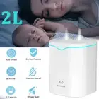 2L Humidifier Ultrasonic Cool Mist Humidifiers Mist Humidifier w/Light BPA-Free