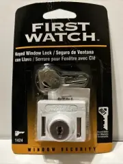 First Watch Keyed White Window Steel Lock Sliding Windows-Security Hardware