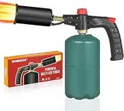 DOMINOX Powerful Propane Cooking Torch, Grill Gun& Culinary Kitchen Blow Torch with Lighter, Sear Torch Sous Vide, Charcoal Torch Lighter for Searing Steak, BBQ, Creme Brulee (Tank Not Included)