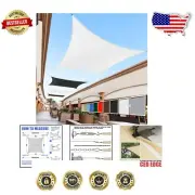 Rectangle Sun Shade Sail 10' x 19' - UV Protection with Custom Options