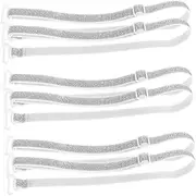 [TEMPNAP] Adjustable Bra Straps 6 Pack Non-slip Elastic Shoulder Straps for Lingerie Fashionable