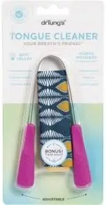Dr Tung's Tongue Cleaner Stainless Steel (Colour May Vary)